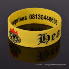 Custom sport bracelet wristband silicone wristbands for men